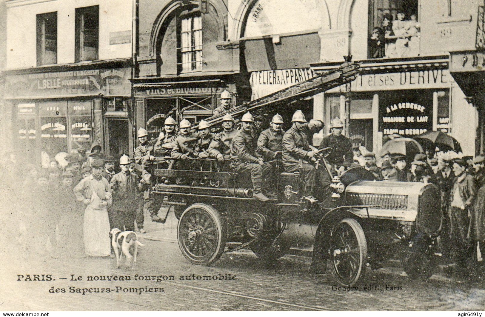 - PARIS - Le Nouveau Fourgon Automobile Des Sapeurs Pompiers (beau Plan)  -20201- - Other & Unclassified