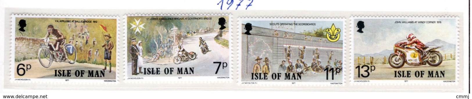 SPORT - OLYMPIC GAMES - 1977 - JERSEY  -  Mi. Nr. 97/100 - NH - (6532-54) - Isle Of Man