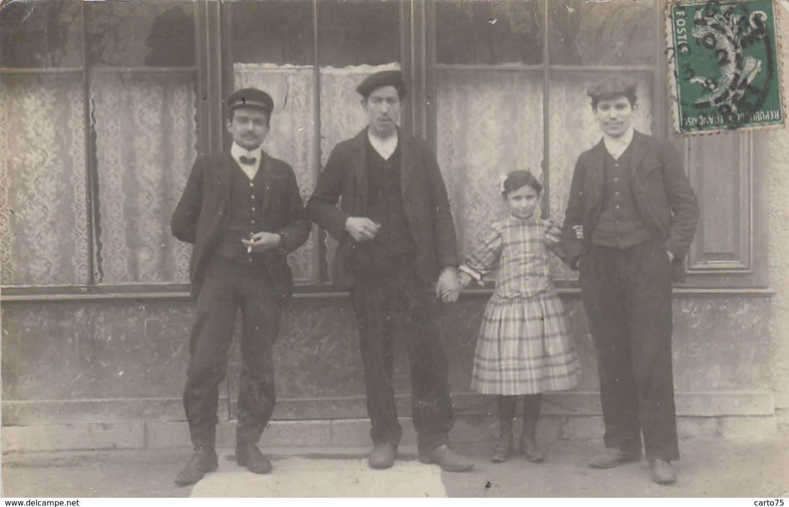 Photographie - Carte-photo - Travailleurs Famille Fillette - Loiret ? - Fotografie