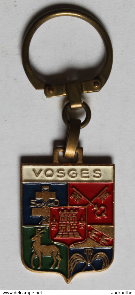 Porte Clés Ancien Vosges Blason Armoiries Plombières Les Bains - Porte-clefs