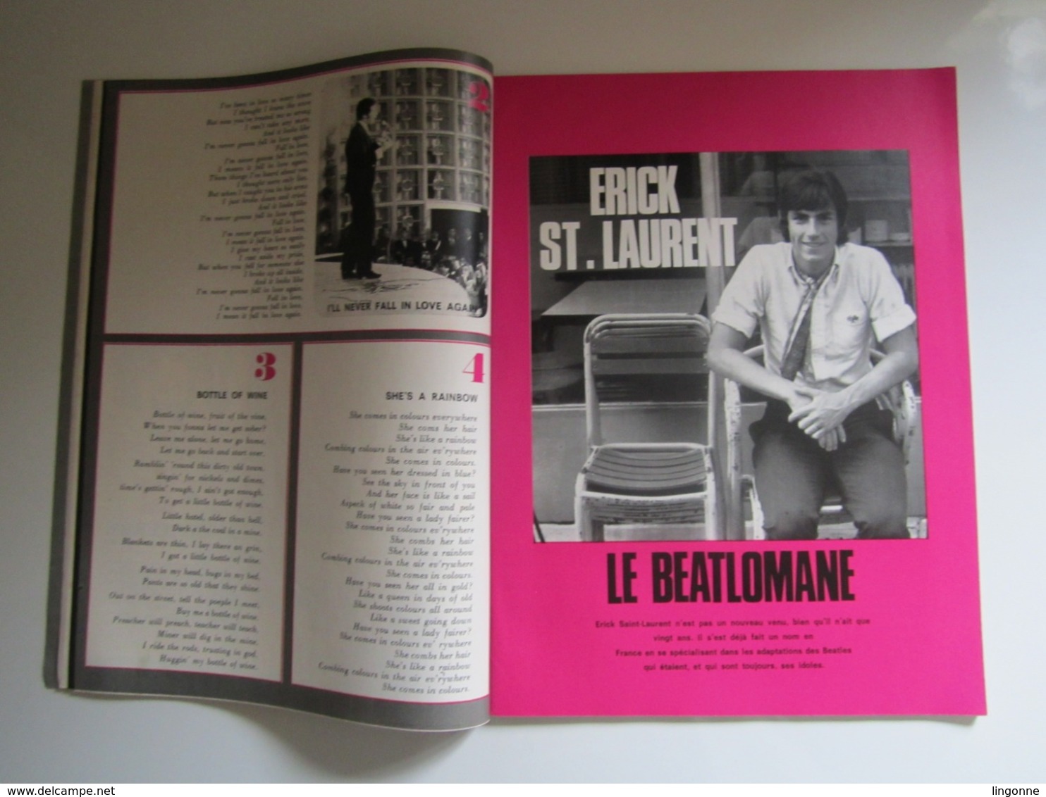 MOINS 20 Numéro 35 - Avril 1968 CLAUDE FRANCOIS HERVE VILARS DICK RIVERS POLNAREFF ERICK ST-LAURENT ANTOINE MC WILLIAMS