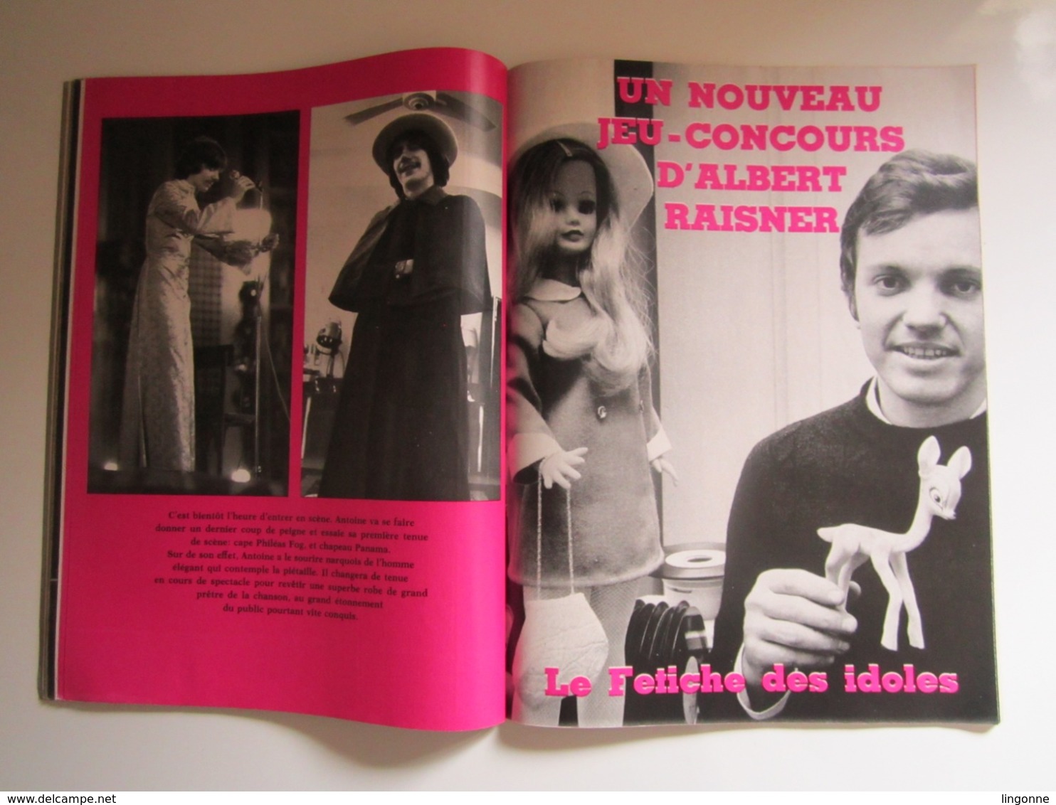 MOINS 20 Numéro 35 - Avril 1968 CLAUDE FRANCOIS HERVE VILARS DICK RIVERS POLNAREFF ERICK ST-LAURENT ANTOINE MC WILLIAMS