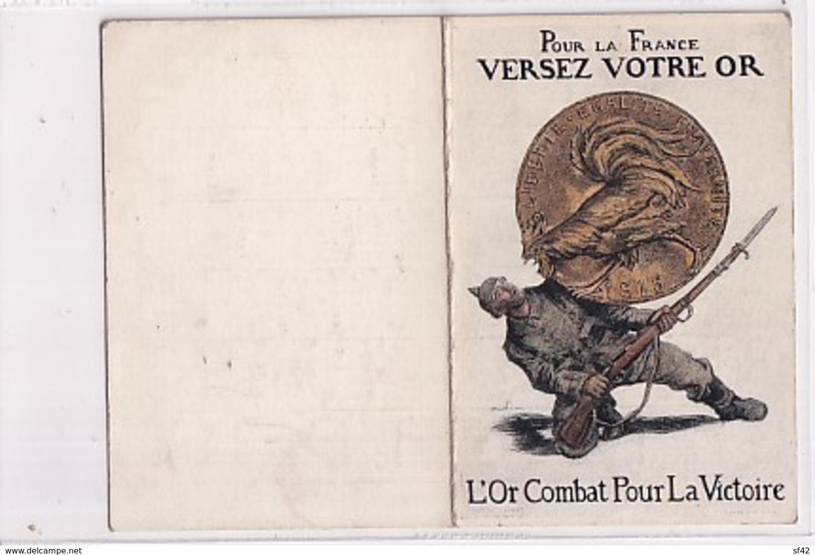 CALENDRIER   1916   POUR LA FRANCE VERSER  VOTRE OR - Small : 1901-20