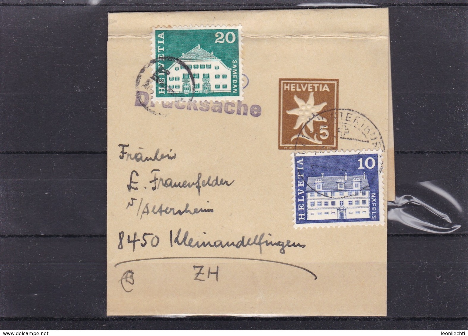 Streifband: 1948, N°.52. Mit  Zu:415+413 / Mi:881+879. Nachporto, Drucksache. An Fabrik Landis & Gyr In Zug - Stamped Stationery