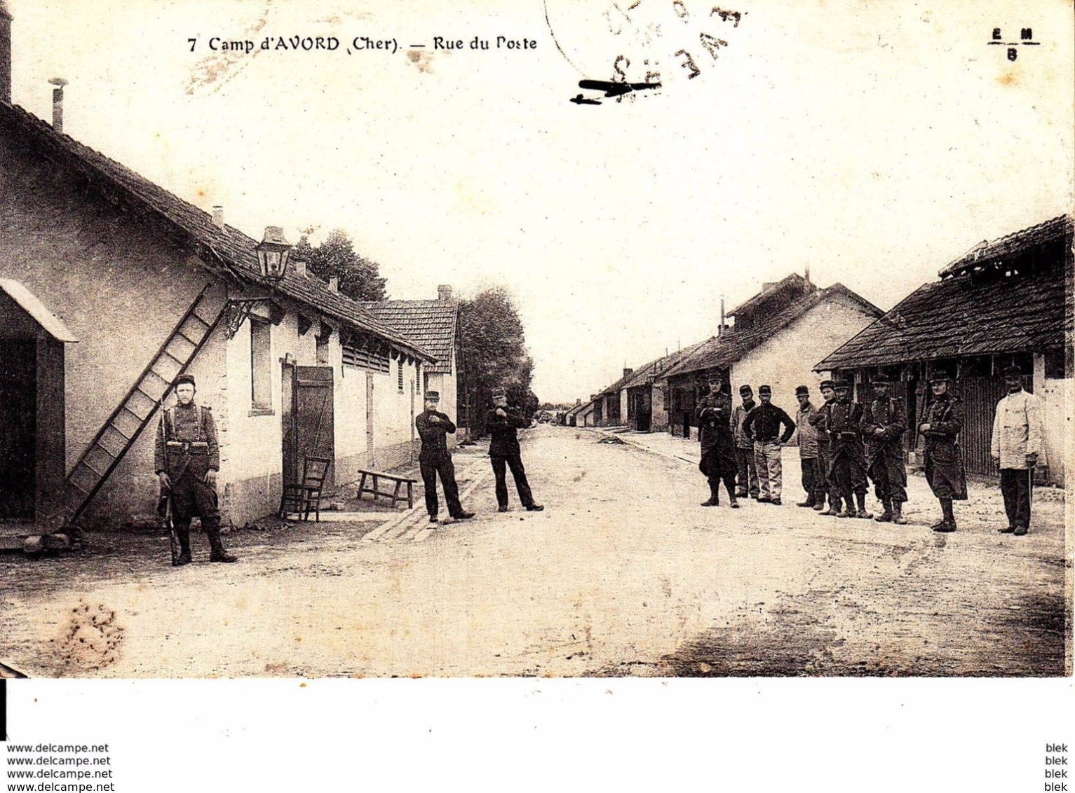 18. Cher :  Camp D ' Avord : Rue Du Poste . - Avord