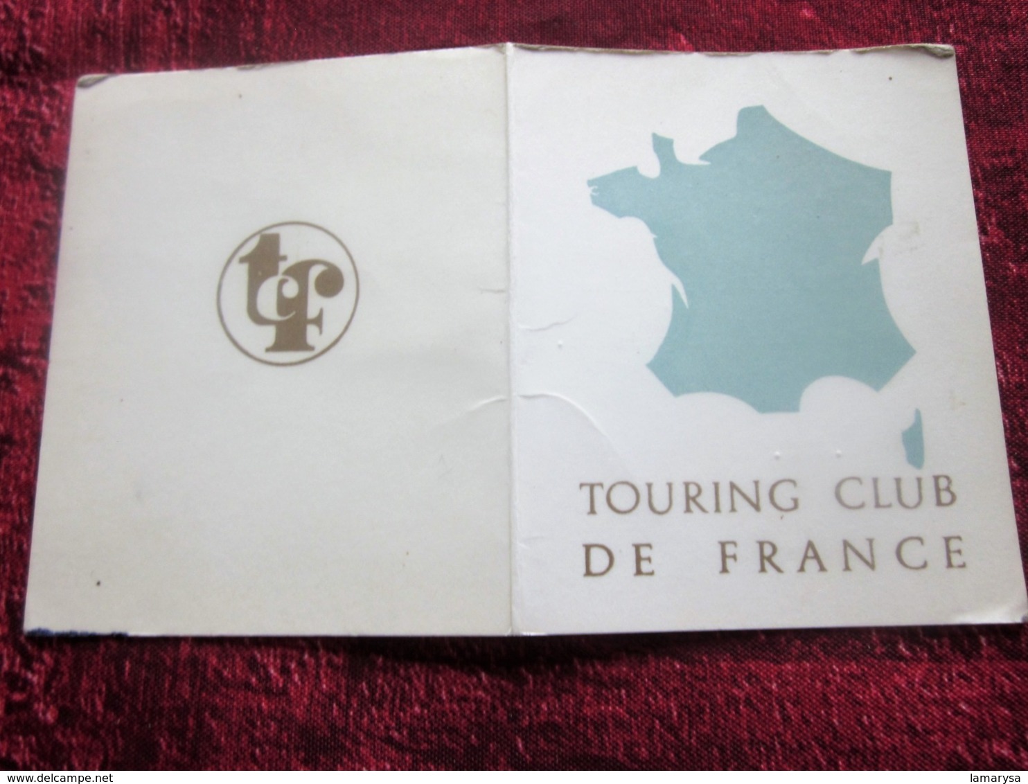 1968/69/70 CARTE ADHÉRENT TOURING CLUB DE FRANCE VIGNETTE CAMPING AFFILIATION GROUPE DE PLEIN AIR ANNECY-LE-VIEUX - Autres & Non Classés