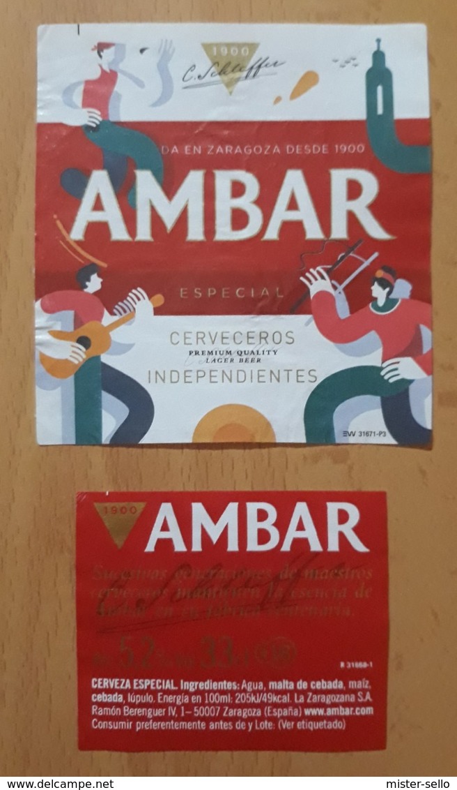 AMBAR EDICIÓN ESPECIAL FIESTAS DEL PILAR 2019. LA ZARAGOZA. - Birra