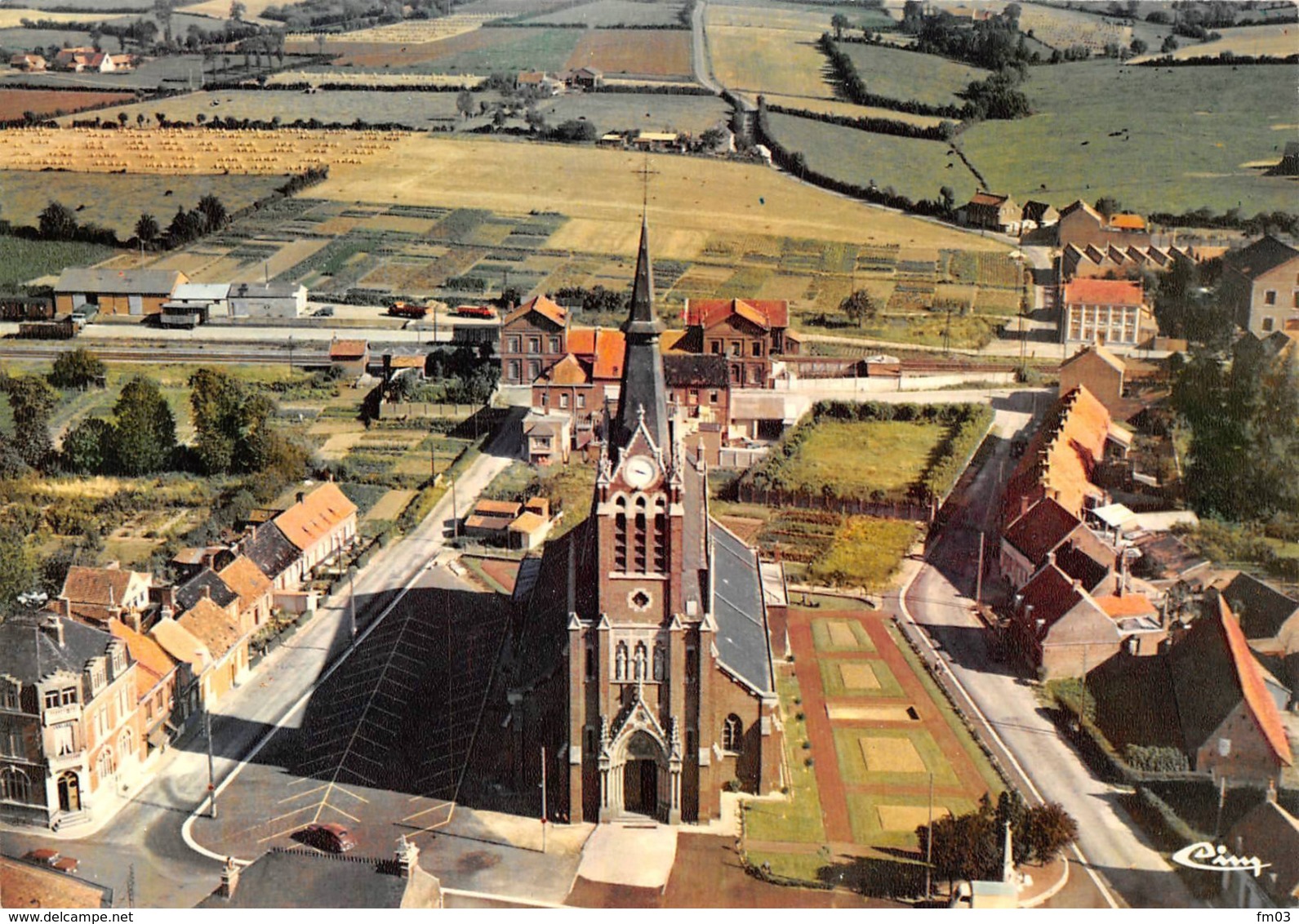 Godewaersvelde église Gare - Altri & Non Classificati