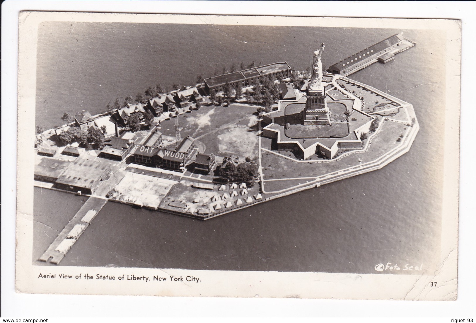 Aerial View Of The Statue Of Liberty. New York - Freiheitsstatue