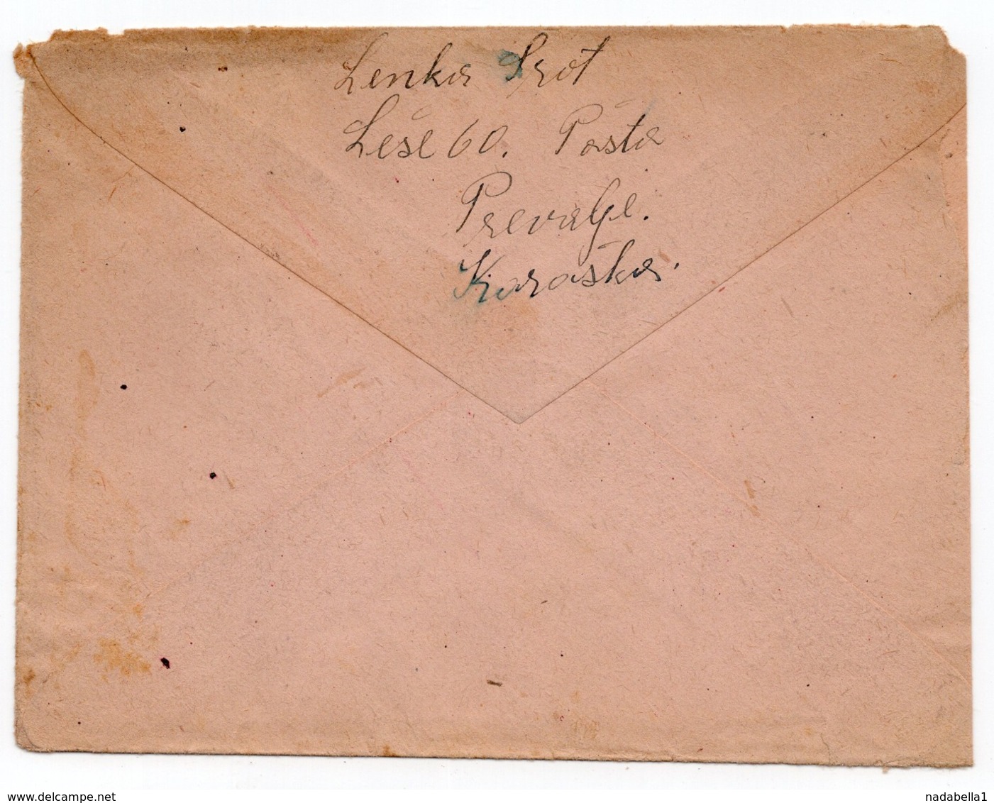 18.07.1946. YUGOSLAVIA, SLOVENIA, KORUSKA,CARINTHIA, COVER FROM PREVALJE TO BELGRADE, TITO - Covers & Documents