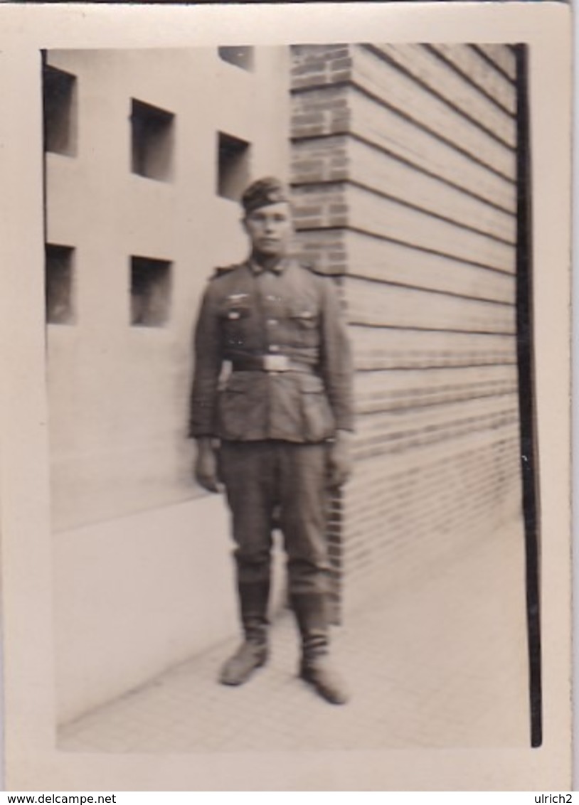 Foto Deutscher Soldat - Pioniere IR 46 - 2. WK - 8*5cm (43611) - Krieg, Militär