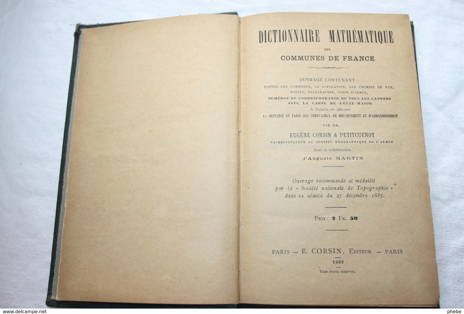 Dictionnaire Mathématique Des Communes De France - Non Classificati