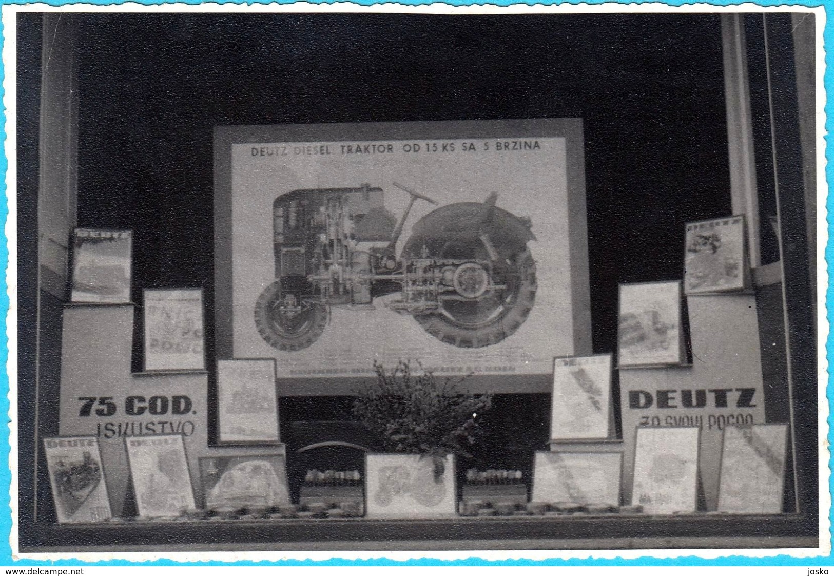 DEUTZ Tractors - 75 Years Of Experience ... Croatian Vintage Advertising Photo * Germany Tractor Tracteur Traktor RRR - Tracteurs