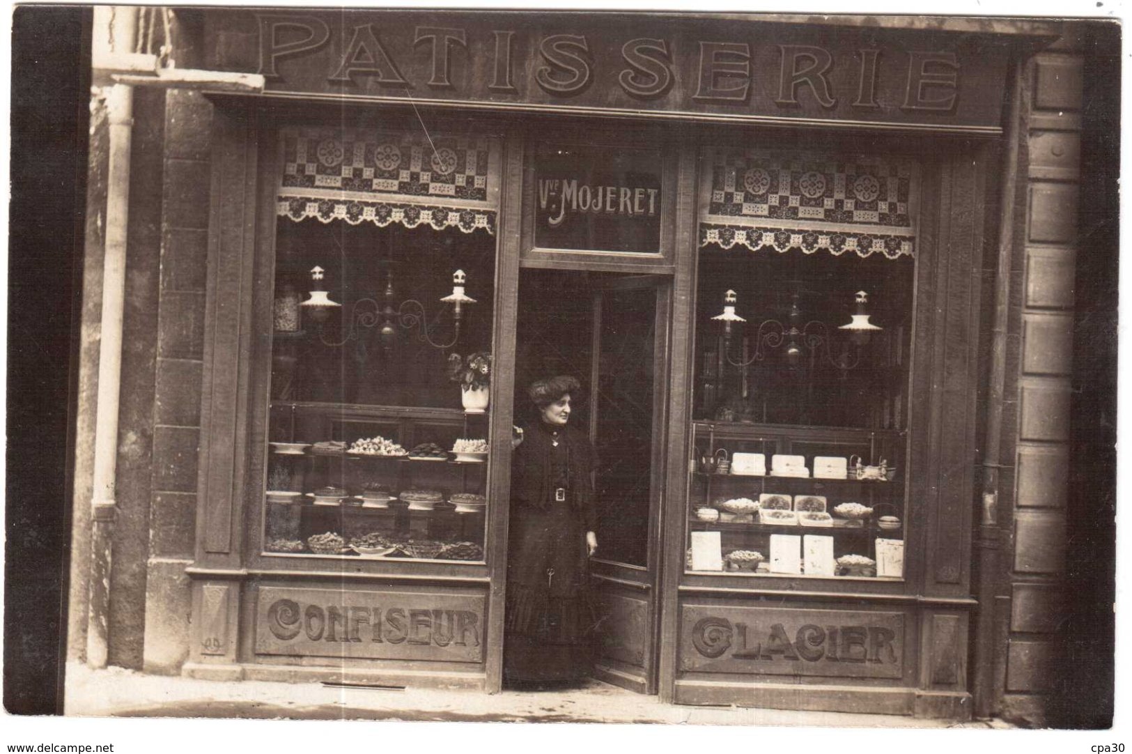 CPA ALLIER.MOULINS NOTE AU DOS.CARTE PHOTO - Moulins