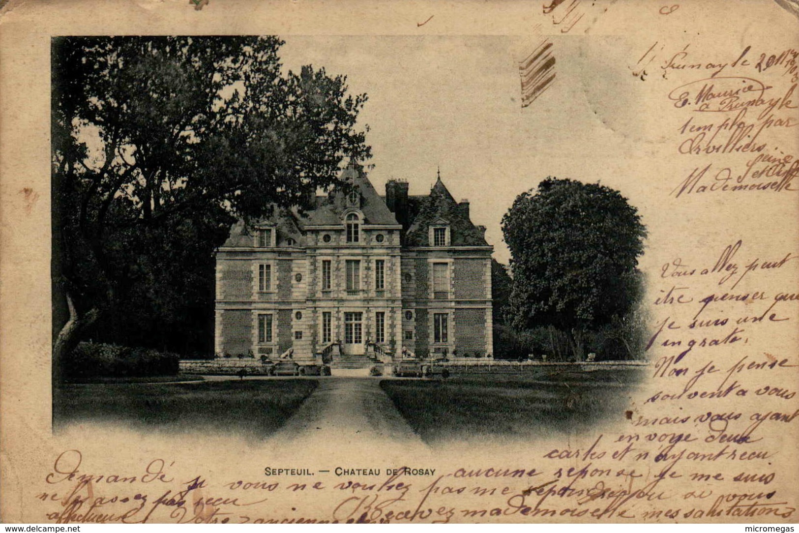 78 - SEPTEUIL - Château De Rosay - Septeuil