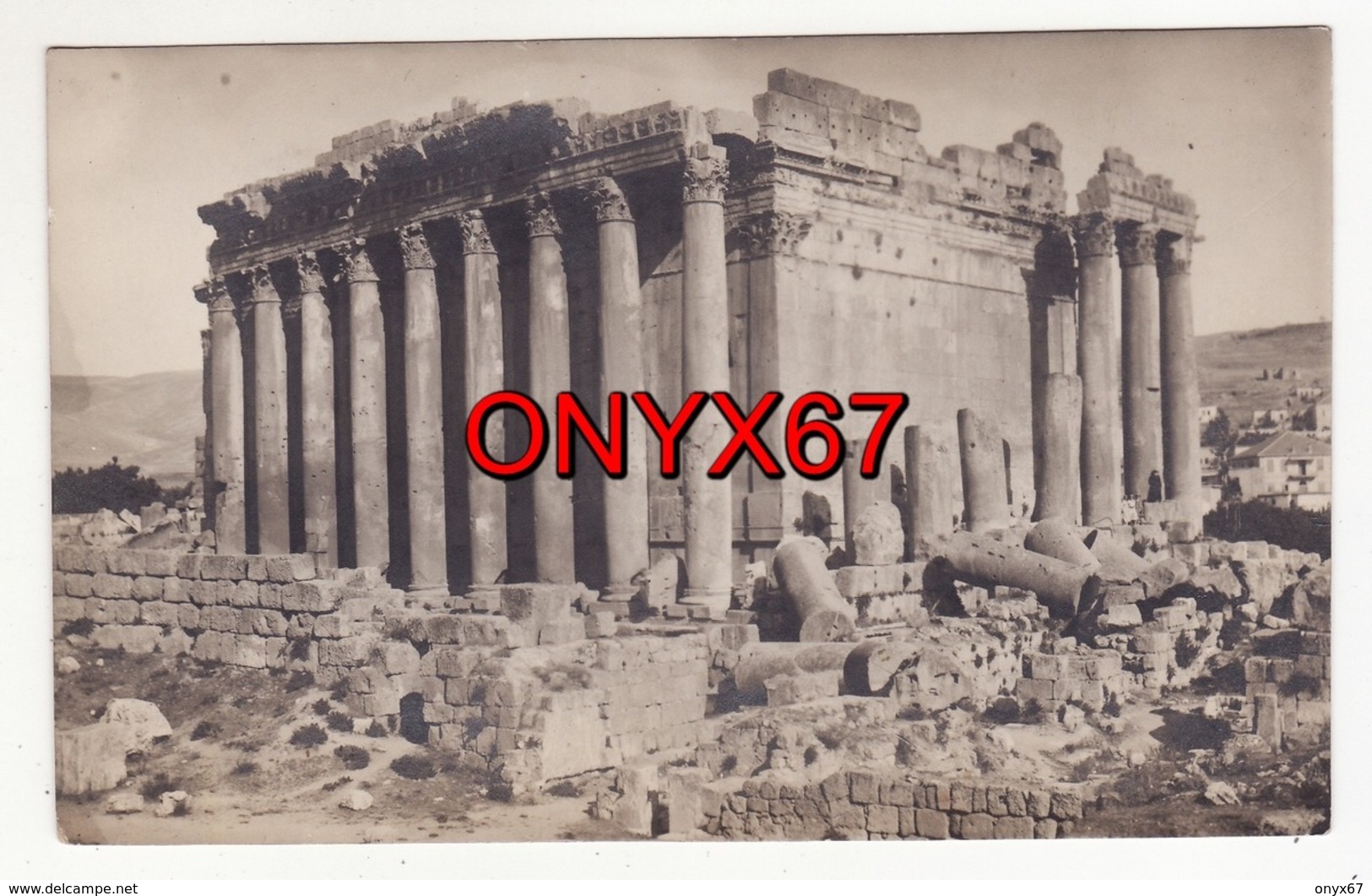 Carte Postale Photo BAALBECK-LIBAN-LIBANON  Temple De Jupiter - Libanon