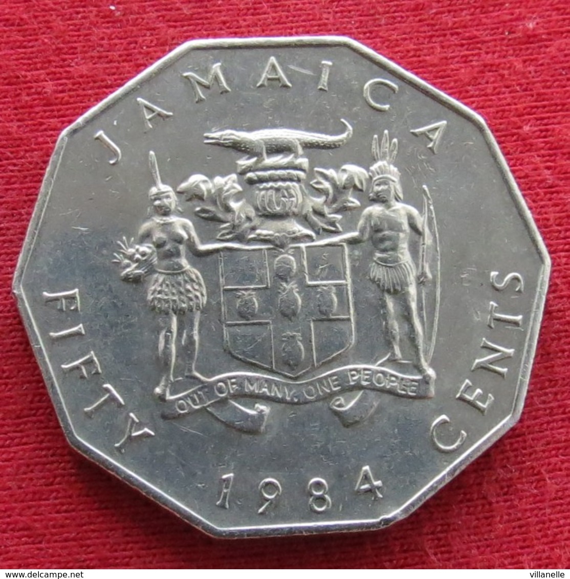 Jamaica 50 Cents 1984 KM# 65 Lt 415 *V2T Jamaique Jamaika - Jamaica