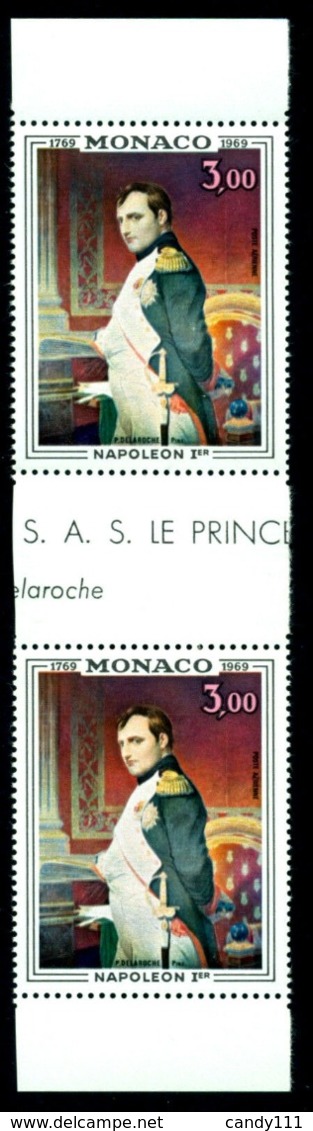 Monaco 1969 Napoleon I,Paul Delaroche,Paintings,Art,Military,Emperor,Mi.928,MNH - Napoleon