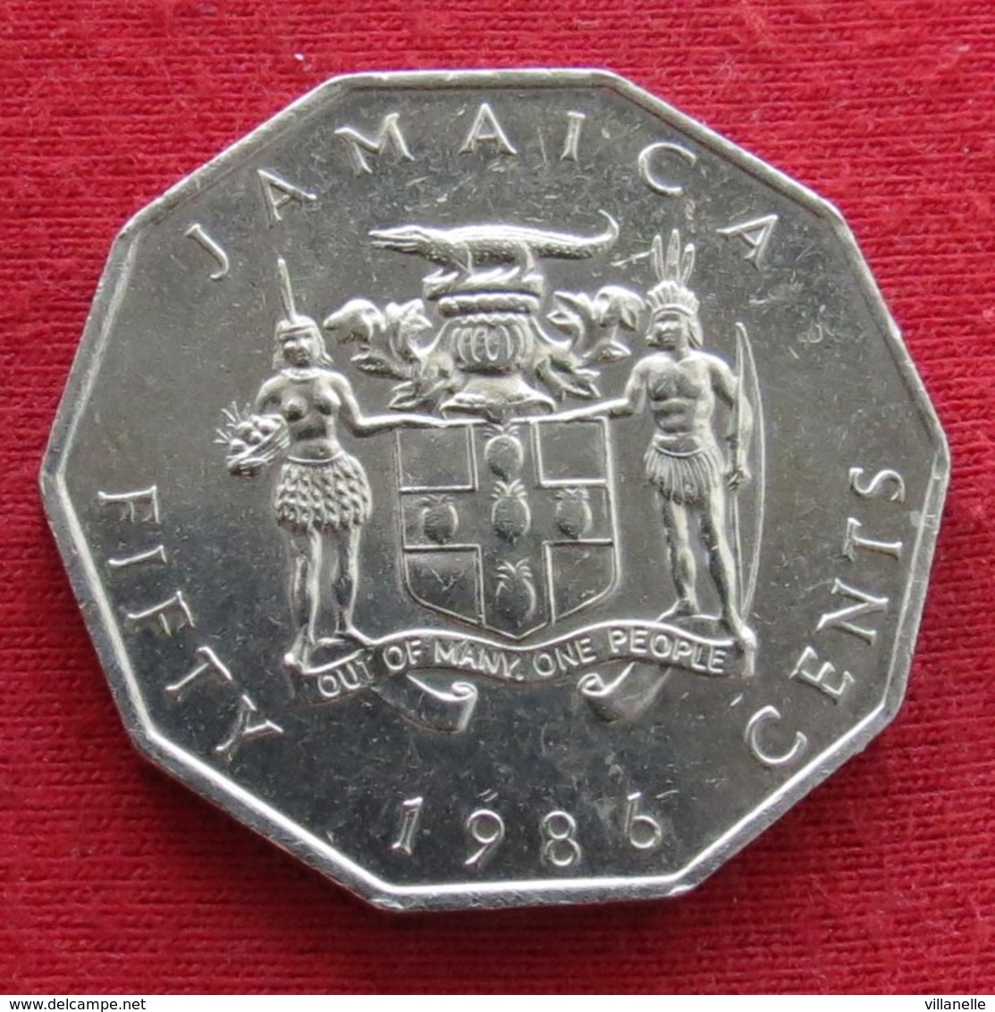 Jamaica 50 Cents 1986 KM# 65 Jamaique Jamaika - Jamaica