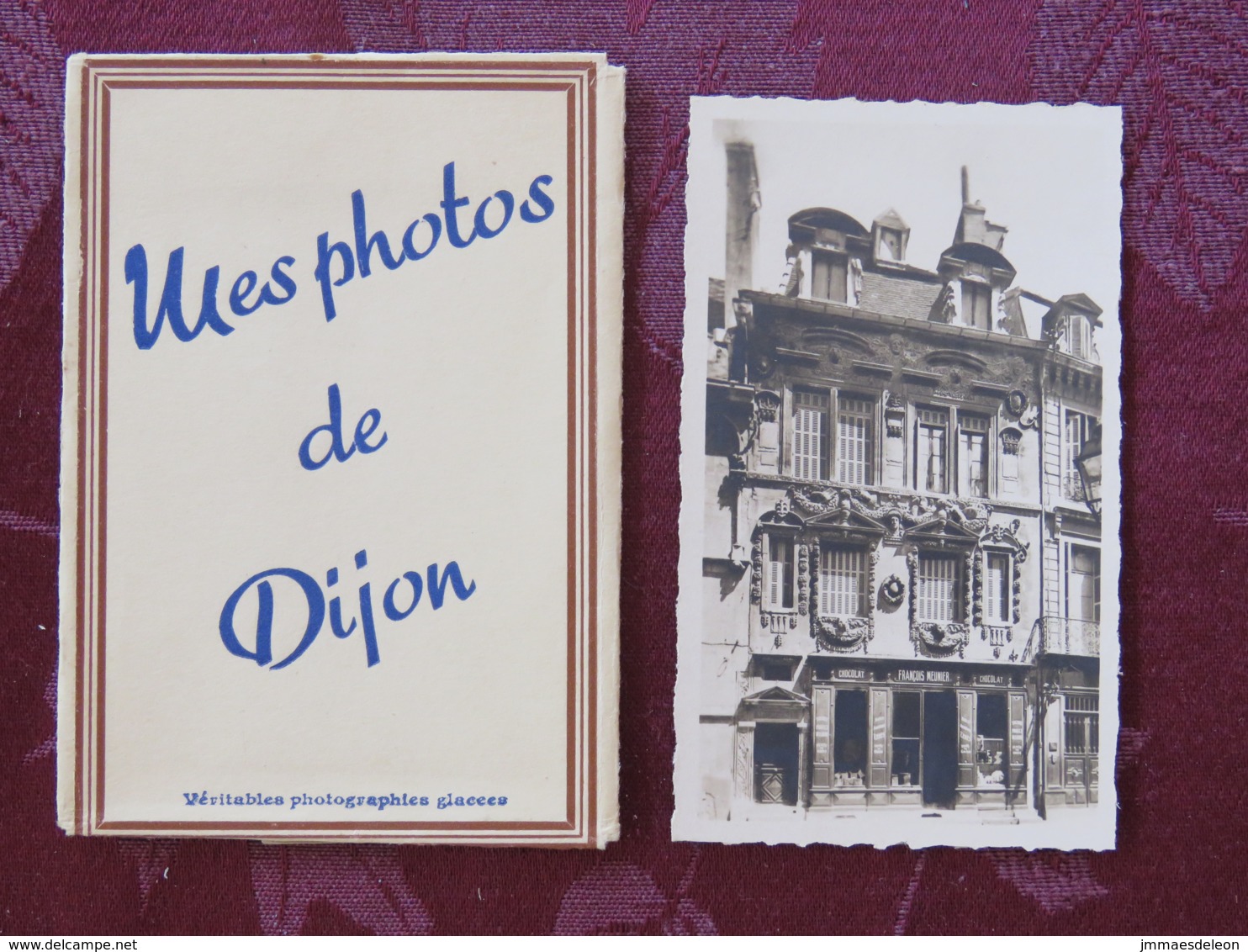 1945 - Photograph (Dijon) Taken From Gaulintier Of Strasbourg By Bill Jary (Fort Worth) Who Occupied Same House - War, Military