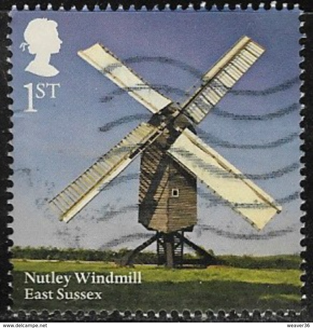 GB 2017 Windmills And Watermills 1st Nutley Windmill Good/fine Used [38/31391/ND] - Used Stamps