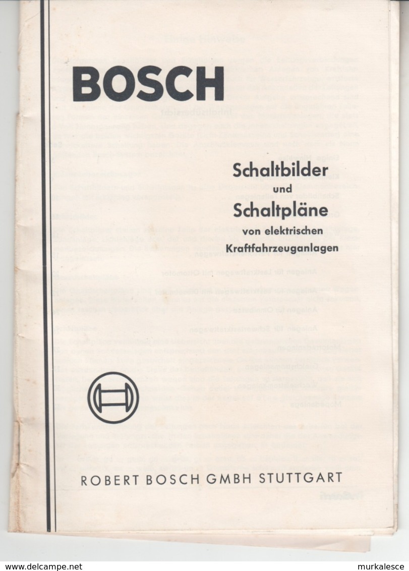 4694    REKLAME PROSPEKT   BOSCH - Camion