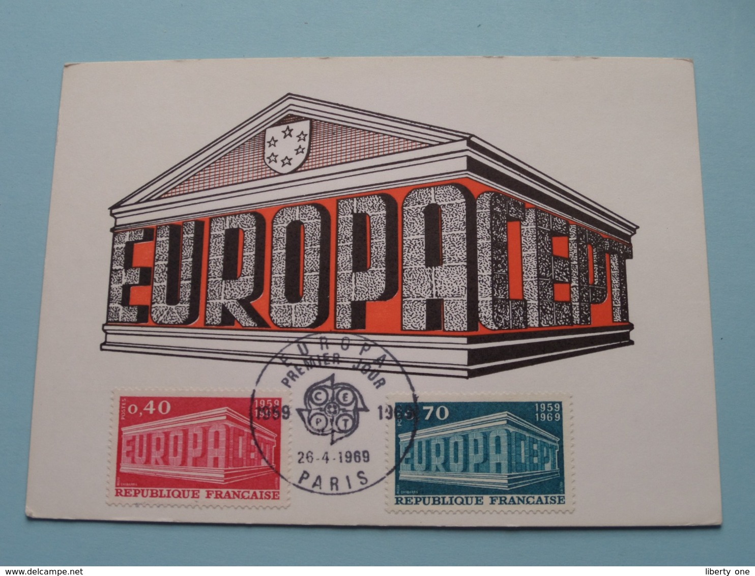 EUROPA ( G. Parison & B. Régnier ) Anno 1969 ( Zie/voir Foto's Voor Details ) - 1960-1969