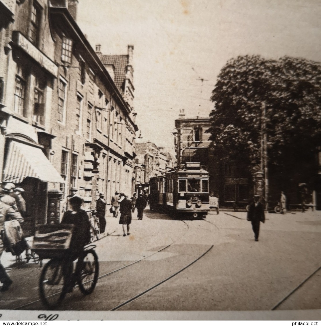 Haarlem // Groote Houtstraat Met Fraaie Tram (niet Standaard) 19?? - Haarlem