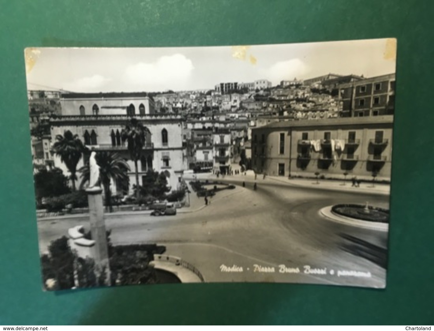 Cartolina Modica - Piazza Bruno Buozzi E Panorama - 1961 - Ragusa