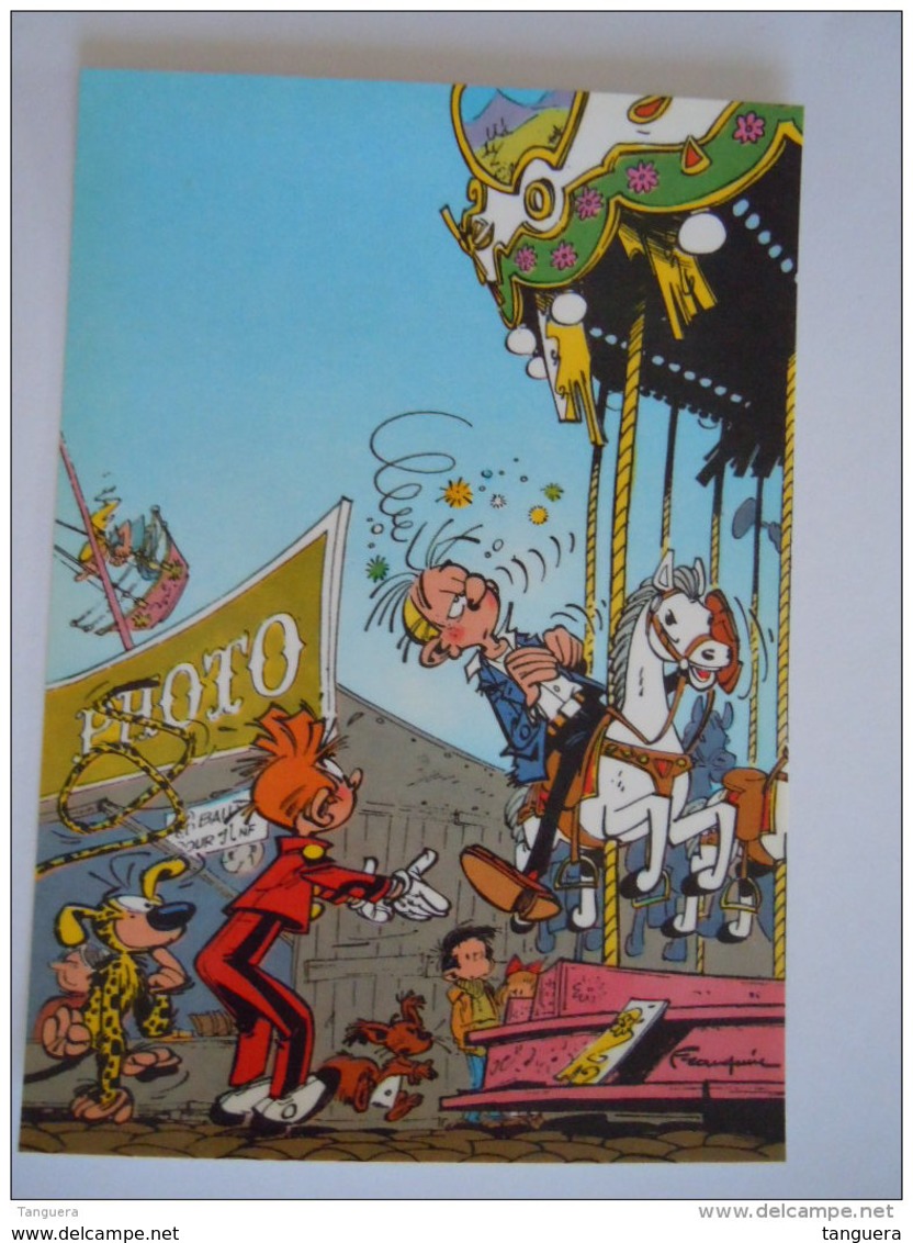 1986 Trésors Du Journal De Spirou Carte Postale 69 Illustration  Couverture Pour Le 88é Album Du Journal André Franquin - Fumetti