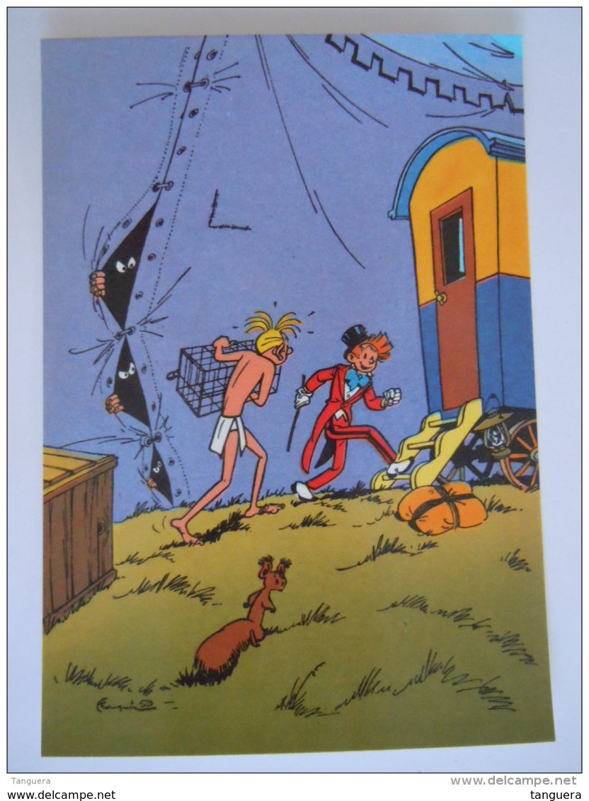 1986 Trésors Du Journal De Spirou Carte Postale 25 Illustration  Couverture Pour Le 43é Album Du Journal André Franquin - Comicfiguren