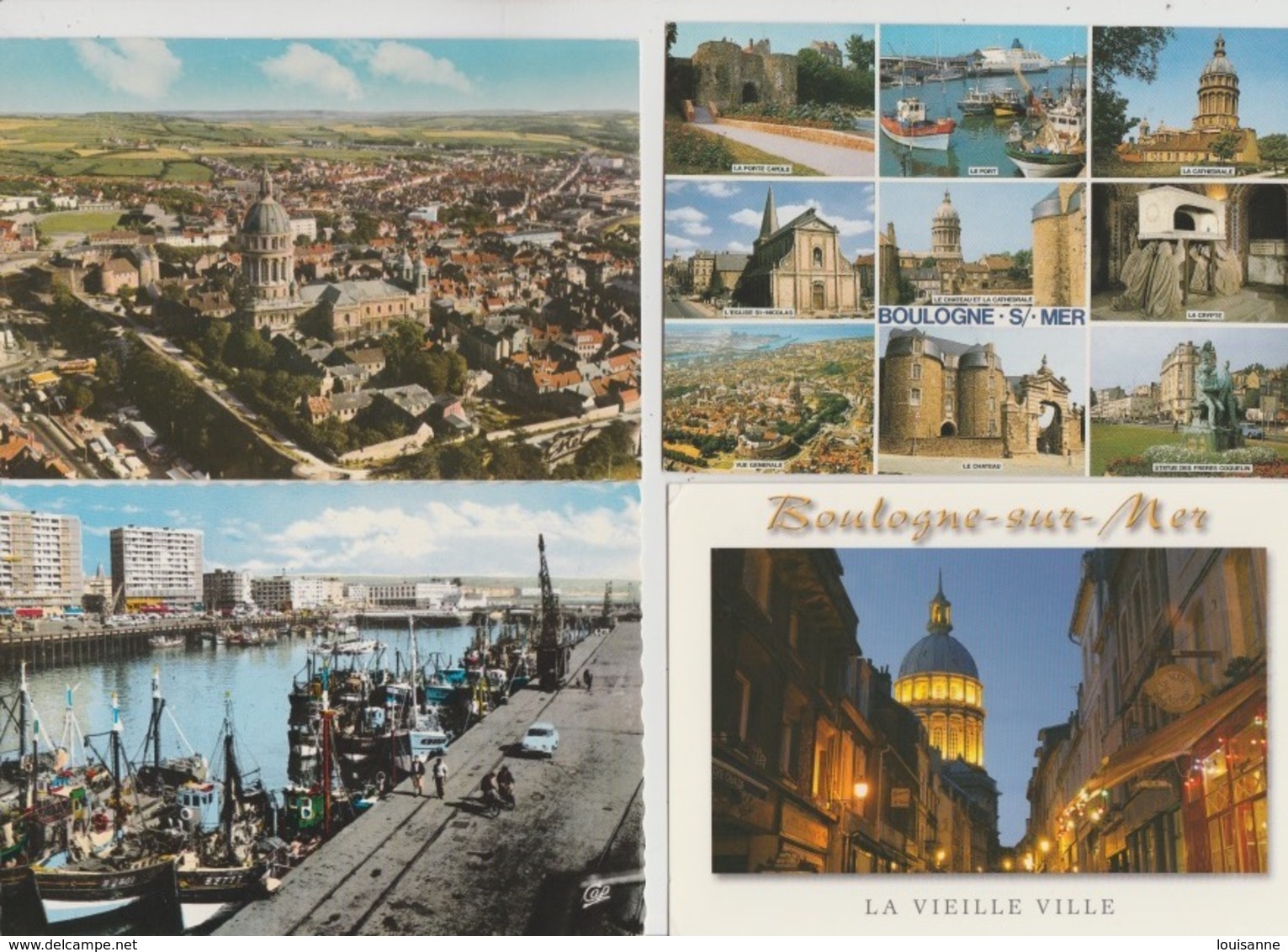 19 / 9 / 454  -  BOULOGNE - SUR-MER  ( 62 ). LOT  DE  16  C P M - Toutes Scanées - 5 - 99 Postales