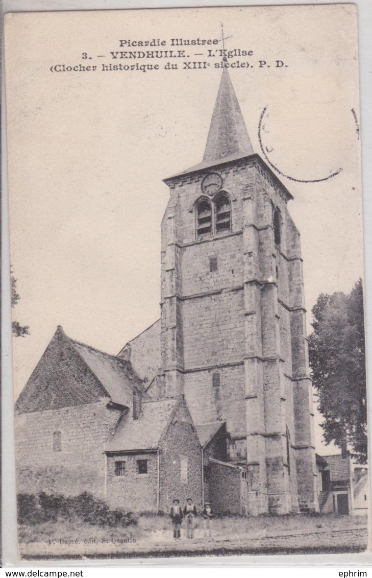 VENDHUILE (Aisne) - L'Eglise - Autres & Non Classés