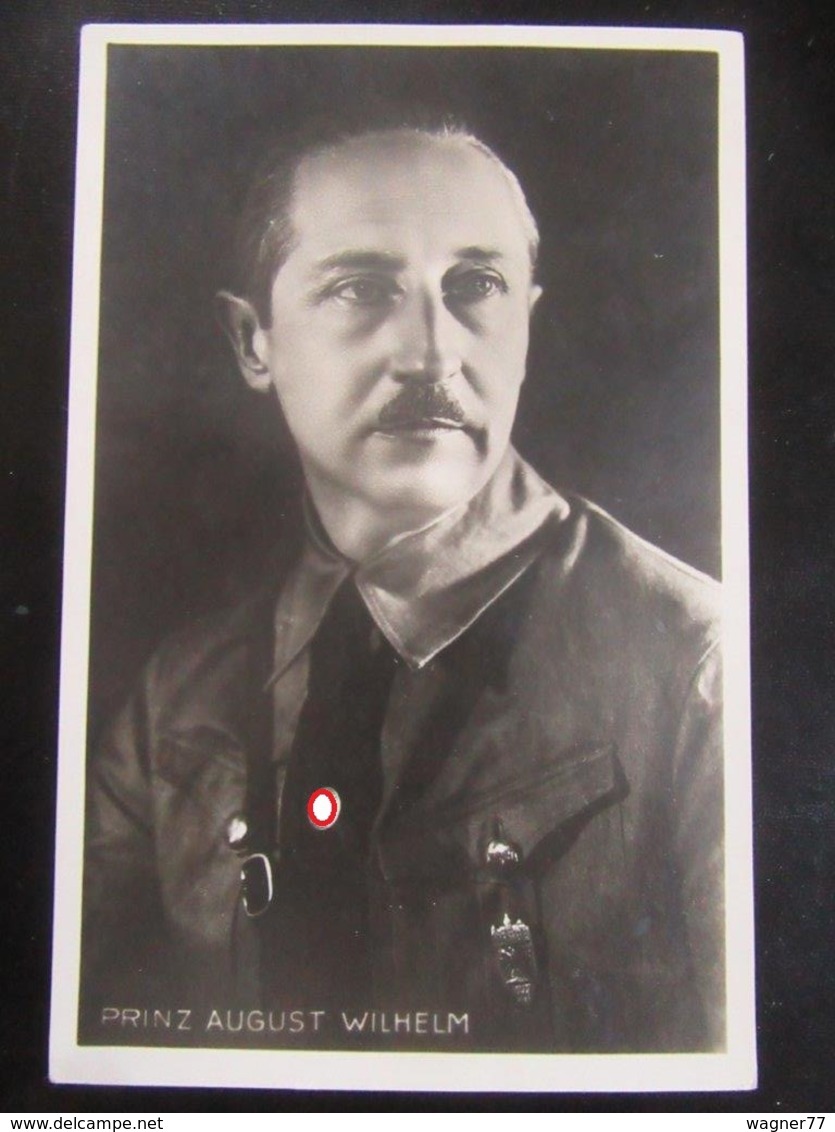Postkarte Propaganda Prinz August Wilhelm - SA - Erhaltung I-II - Briefe U. Dokumente