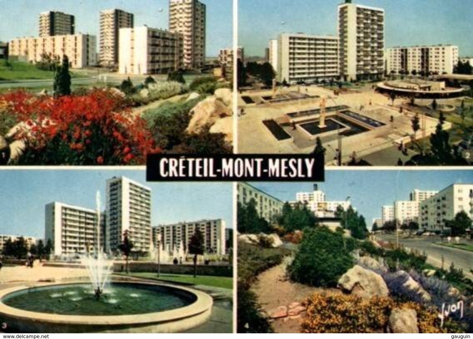 CPM - CRETEIL/ MONT-MESLY - Multivues ... - Creteil