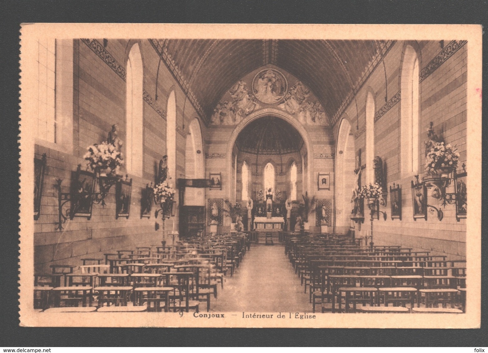 Conjoux - Intérieur De L'église - Ciney