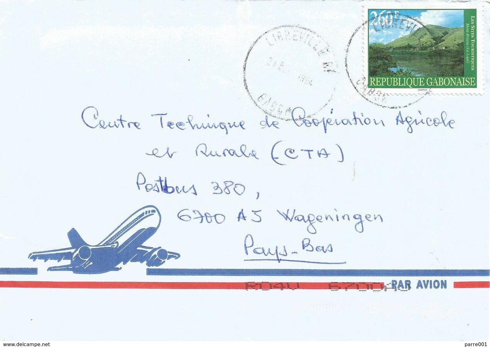 Gabon 2000 Libreville Mont Brazza Lope Reserve Cover - Gabon (1960-...)