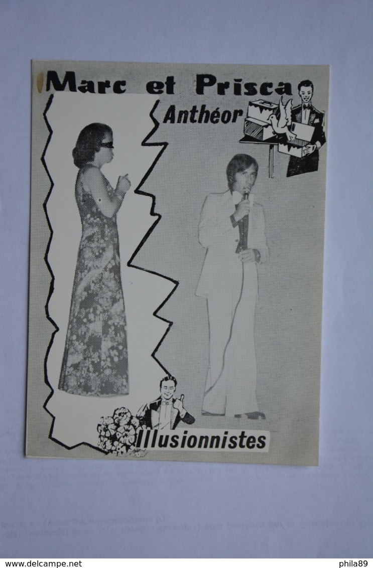 Marc Et Prisca ANTHEOR-illusionistes -58000- NEVERS - Andere & Zonder Classificatie