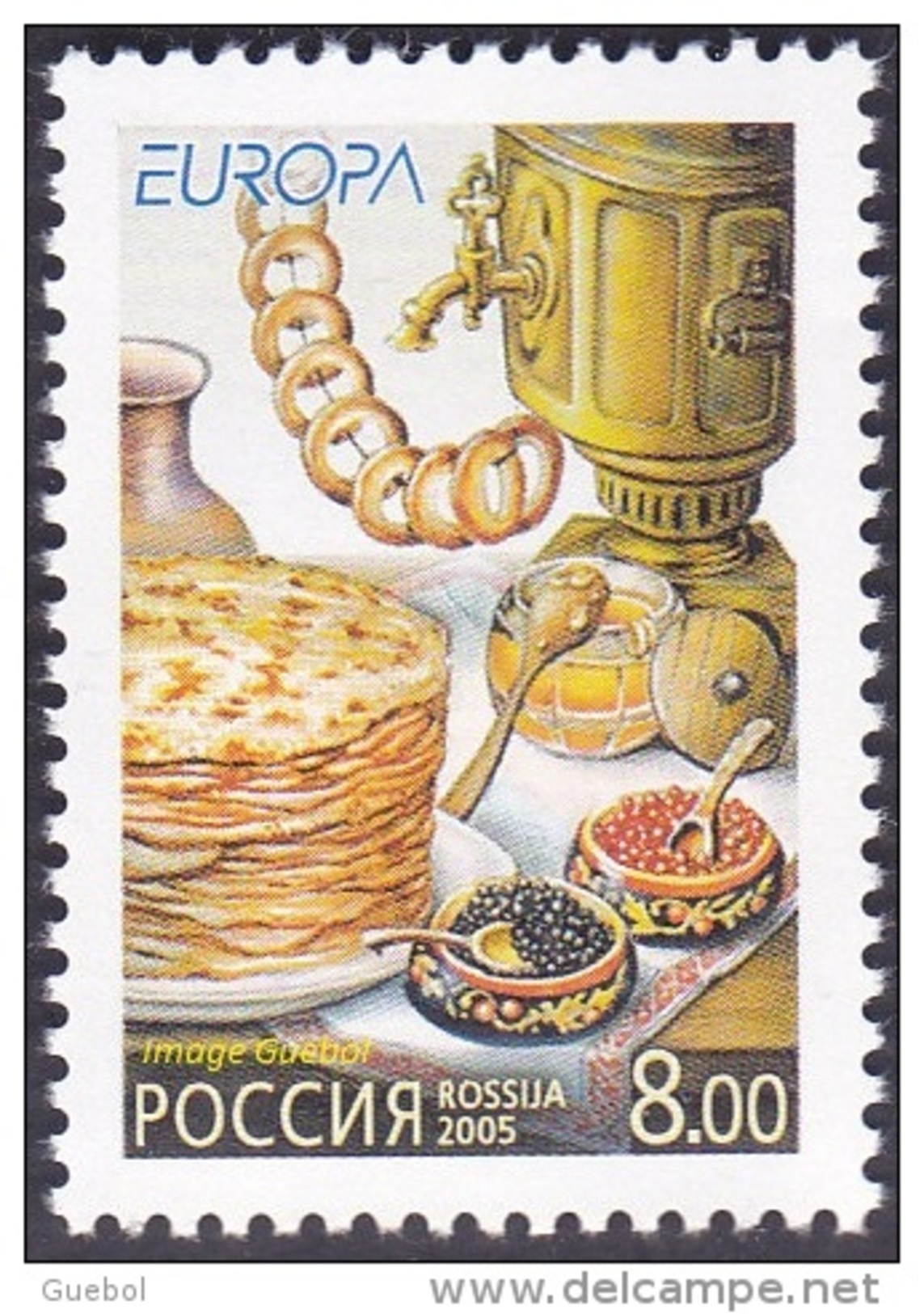 CEPT / Europa 2005 Russie N° 6878 ** La Gastronomie - 2005