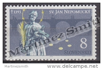 Slovakia - Slovaquie 1993 Yvert 132 600th Ann. Death Of Saint John Nepomucene - MNH - Nuevos