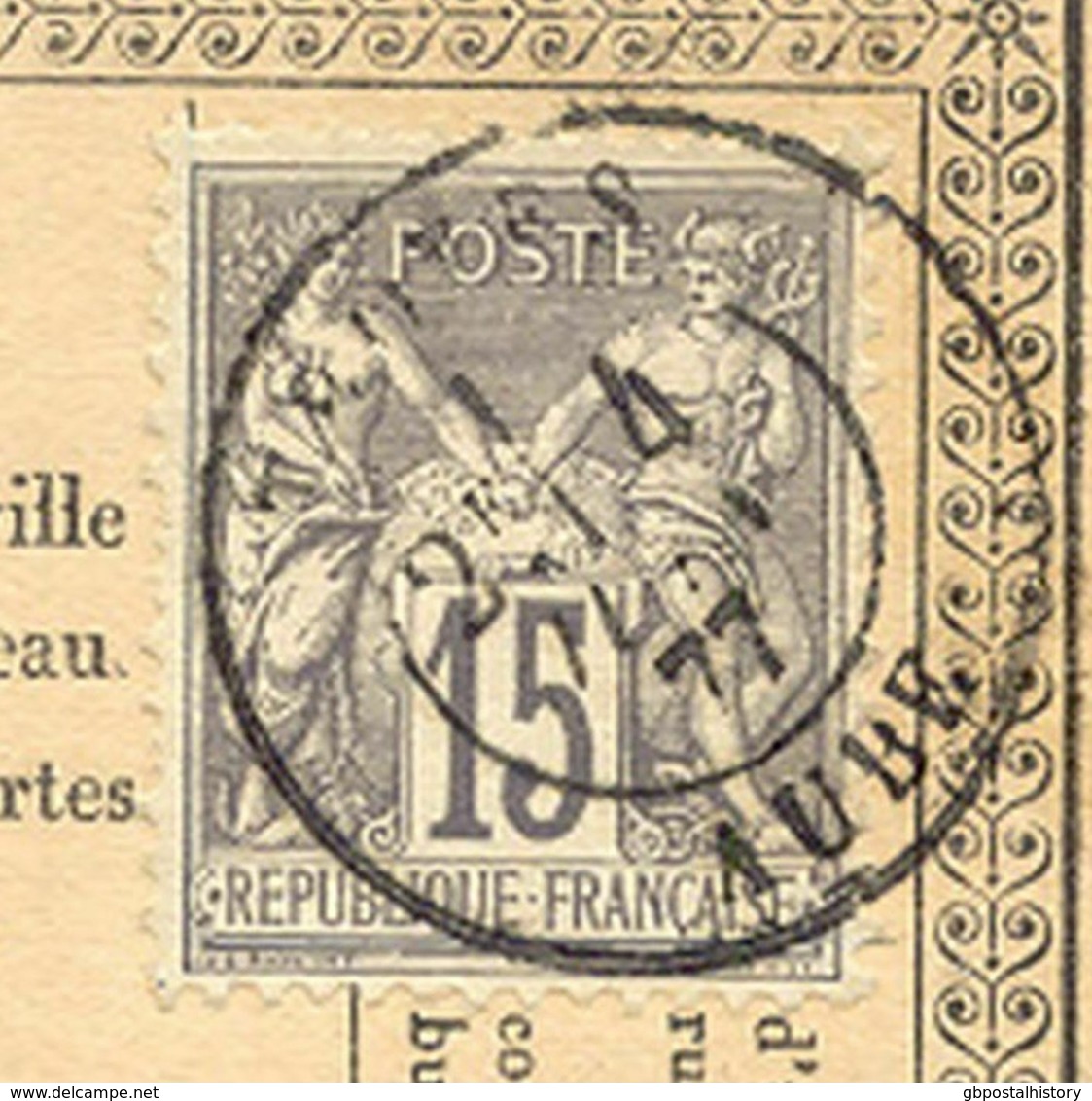 FRANKREICH 1877 Carte Postale Prix 10 Centimes Selt. Kab.-GA-Postkarte-Vorläufer - Cartes Précurseurs