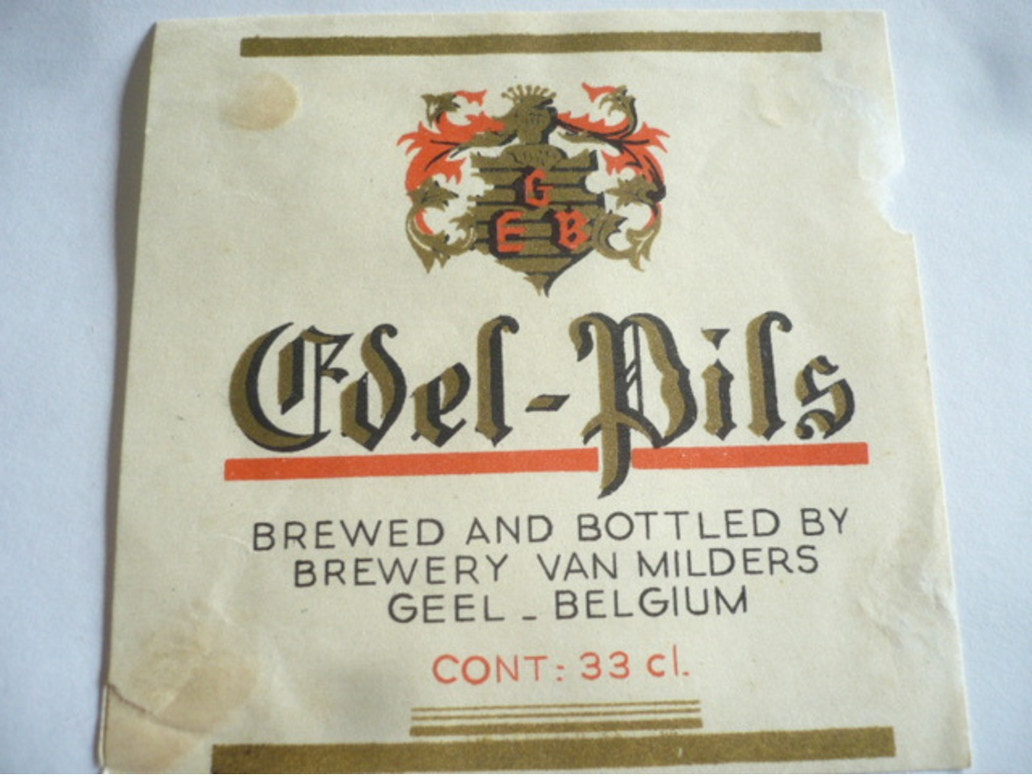 Belgisch Bier Etiketten Van Milders Geel 19 Stuks - Alcools