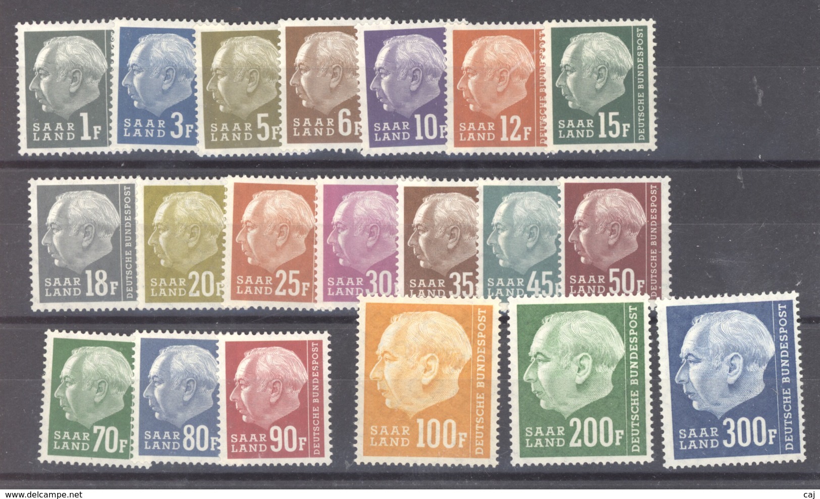 Sarre  :  Yv  391-40  * - Unused Stamps