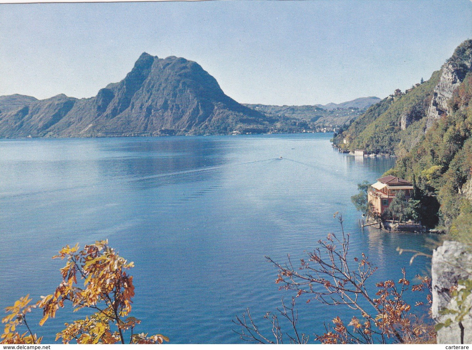 Suisse,TESSIN,LAGO DI LUGANO,lac Classé Bien Culturel Suisse D'importance National,prés Lac Majeur,como,rare - Lugano