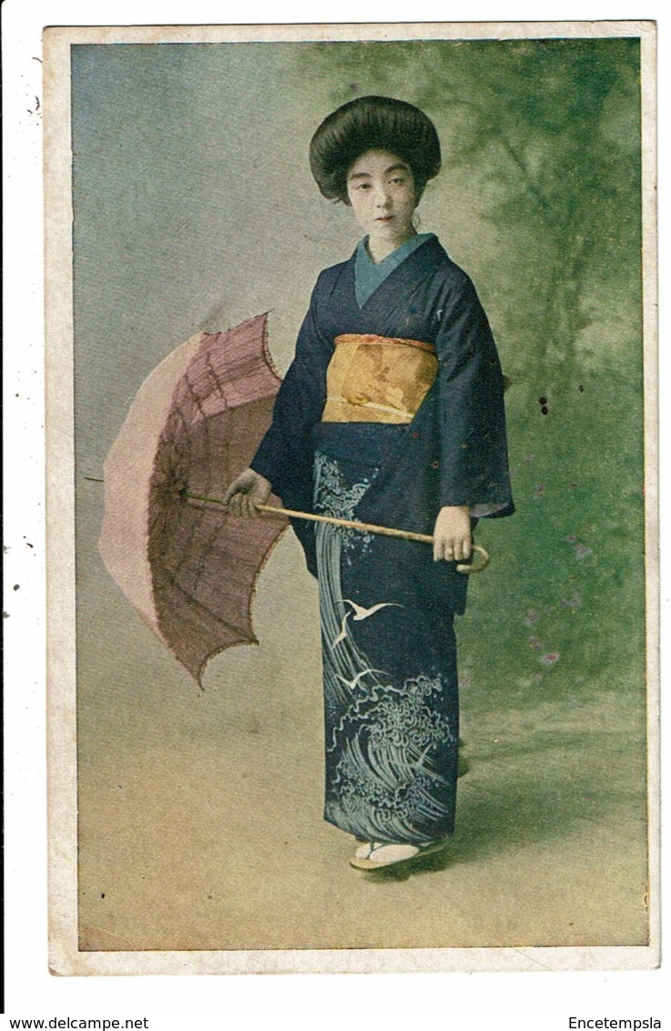 CPA-Carte Postale Chine : Une Femme(japonaise ?) Et Son  Parapluie En 1920 VM6867 - Chine