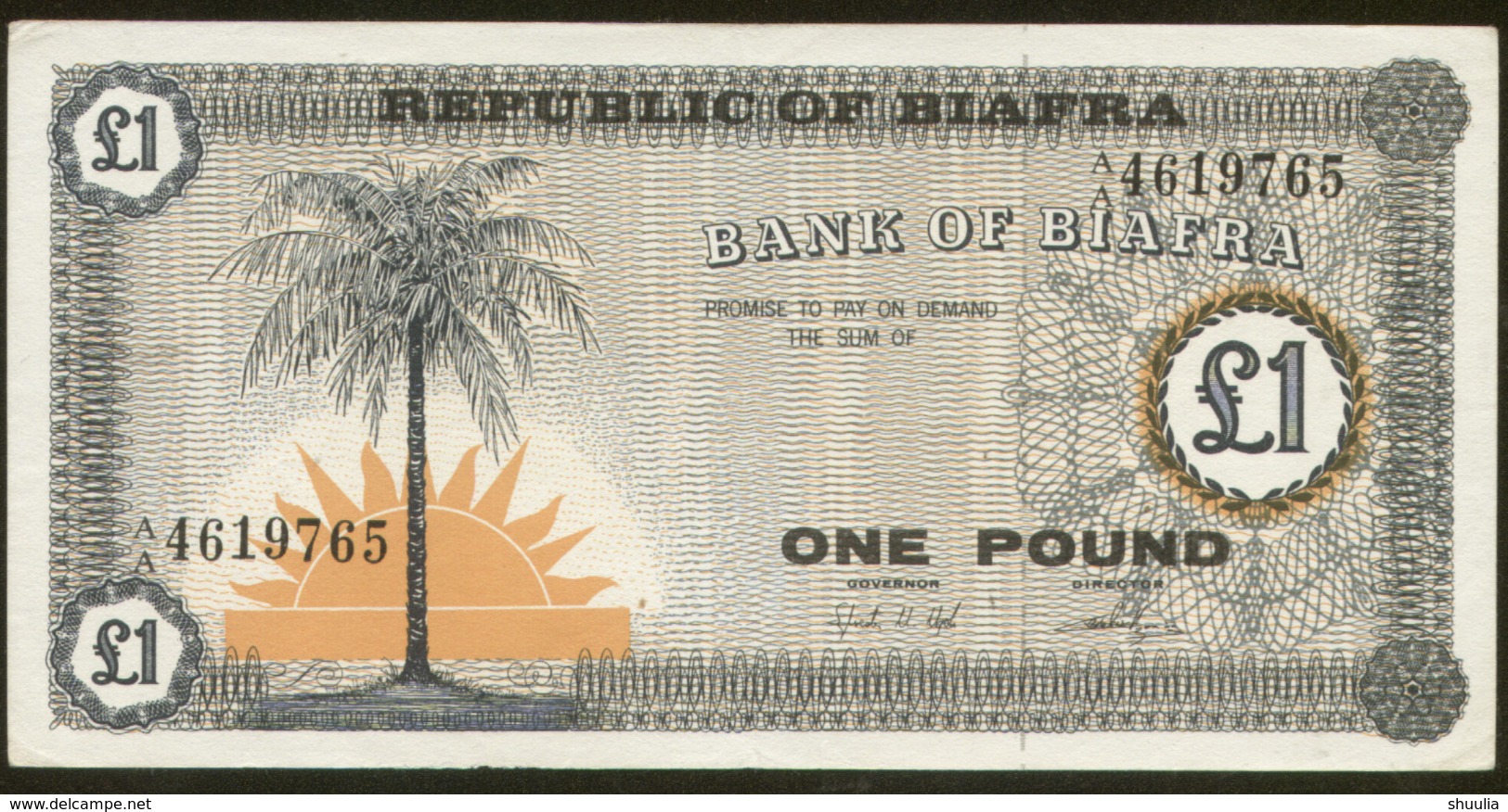 Biafra 1 Pound (1967)  Pick 2 AVF - Altri – Africa