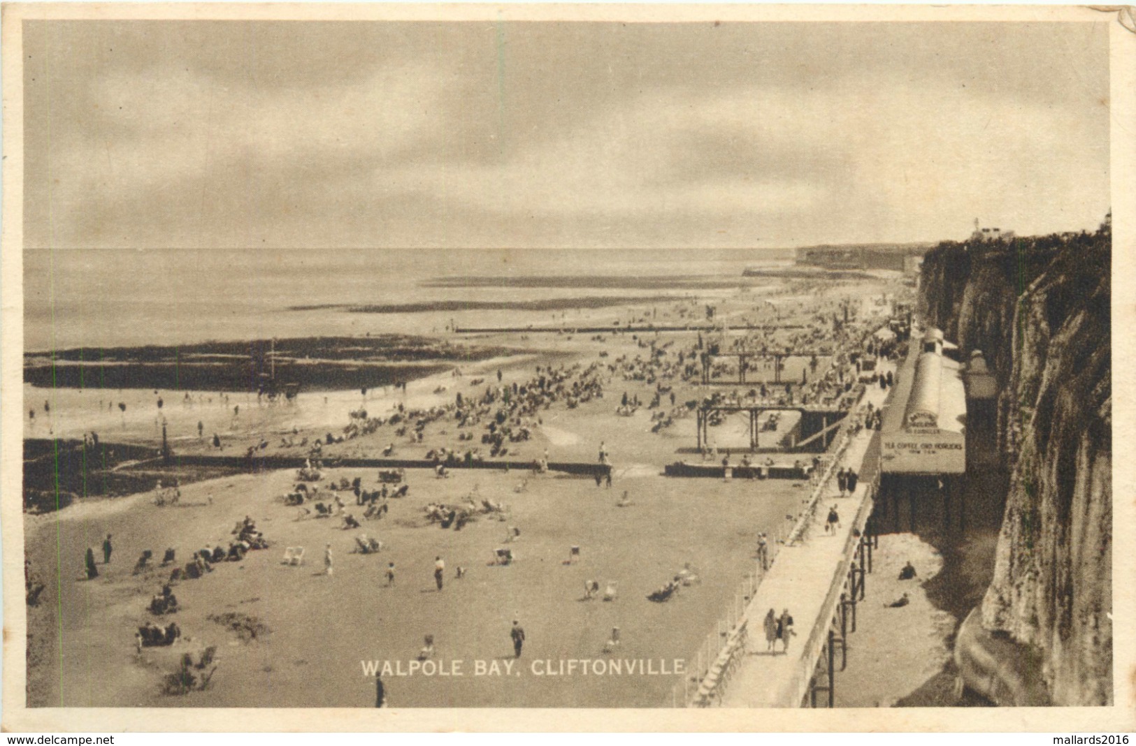 WALPOLE BAY, CLIFTONVILLE ~ AN OLD PHOTO POSTCARD #881167 - Sonstige & Ohne Zuordnung