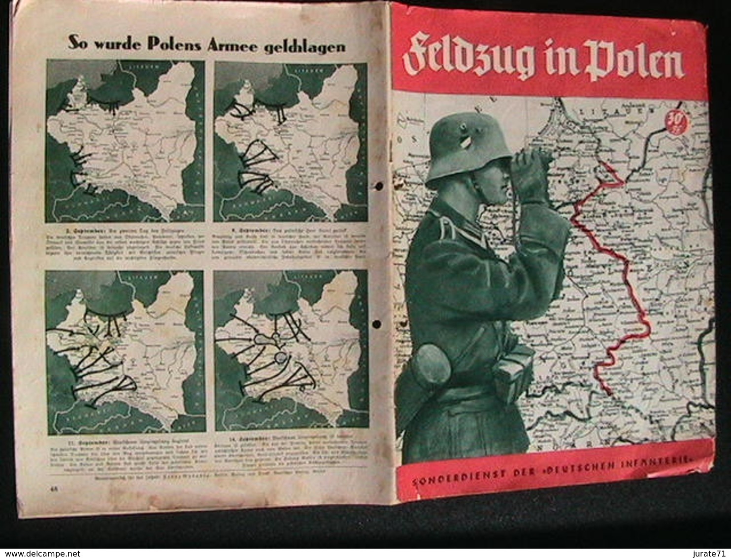 Feldzug in Polen, Sonderdienst des Deutschen Verlags, c.a. 1940