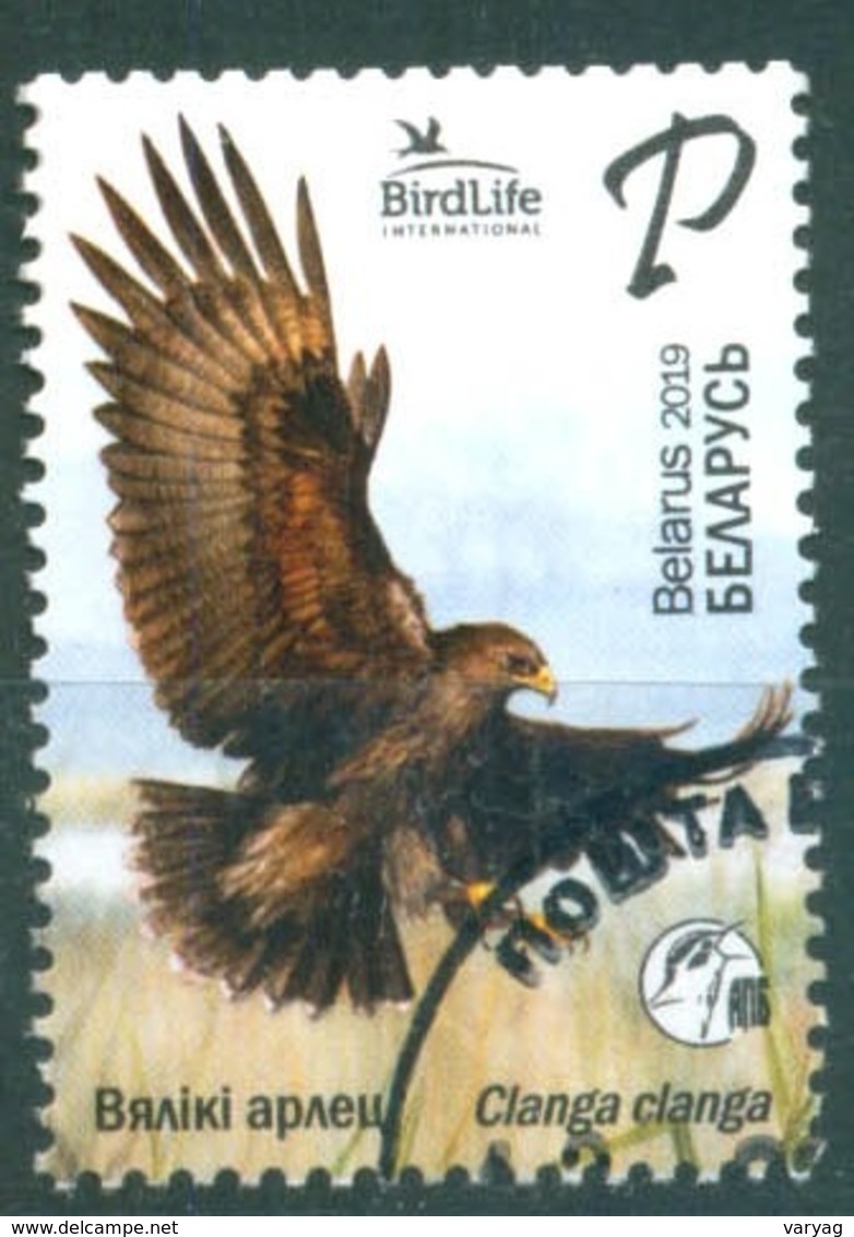 TH_ Belarus 2019 Bird Of Year Great Spotted Eagle Birds Fauna 1v Used - Sonstige & Ohne Zuordnung