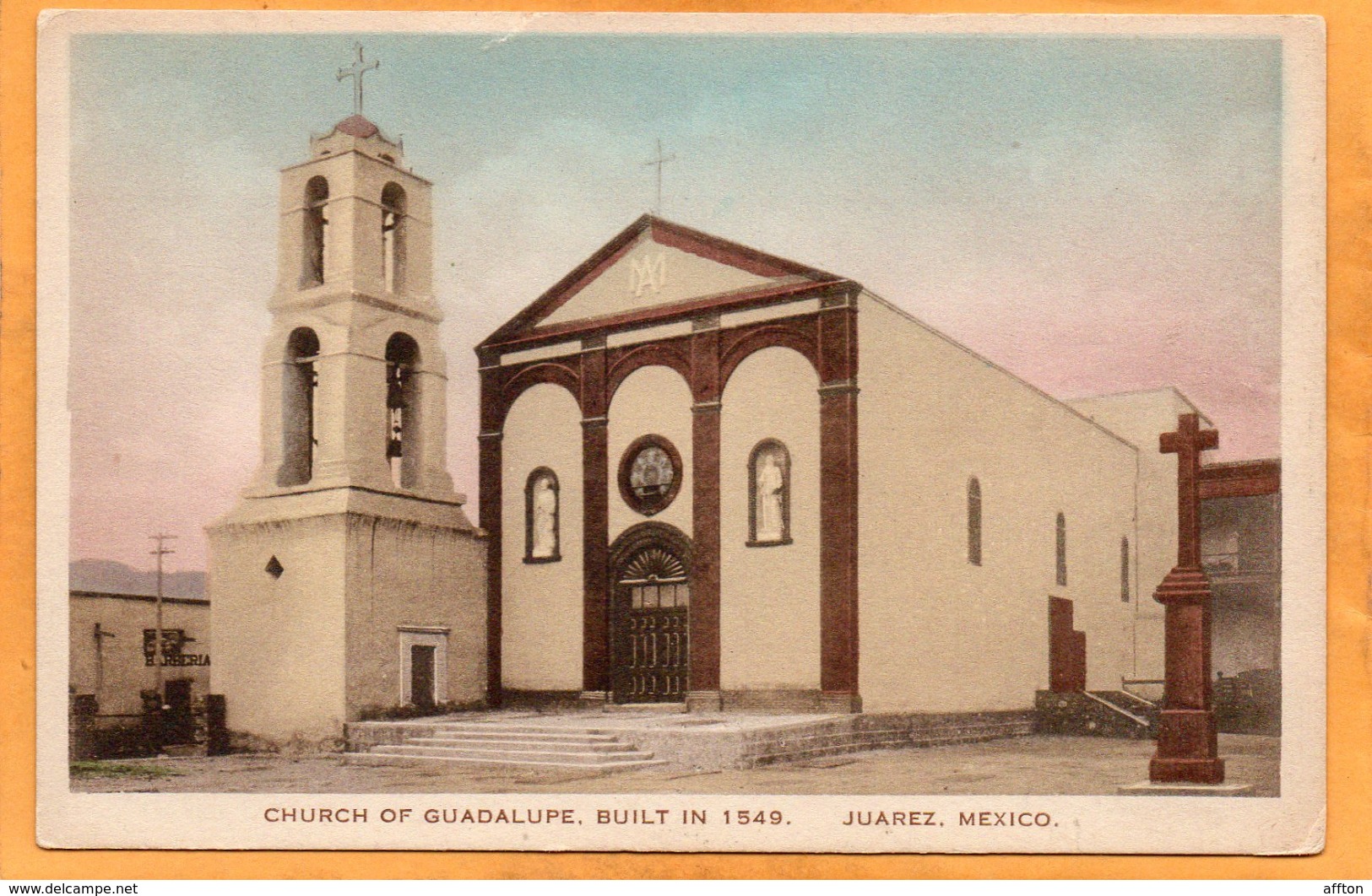 Ciudad Juarez Mexico 1920 Postcard - Mexique